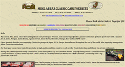 Desktop Screenshot of mikeabbasclassiccars.co.uk